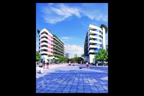 Bristol Harbourside, a mixed-use development by developer Crest Nicholson